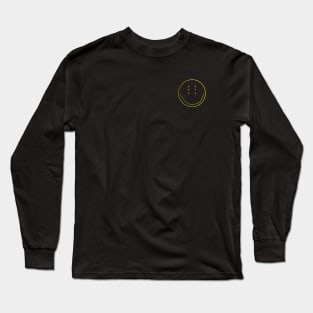 Six-Eyed Smiley Face, Front and Back Long Sleeve T-Shirt